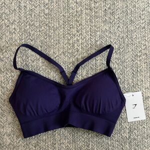 Gymshark Purple Sports Bra - Sweat Seamless